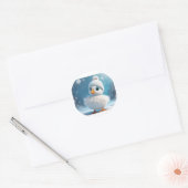Magnetische cirkel met eend ronde sticker (Envelop)