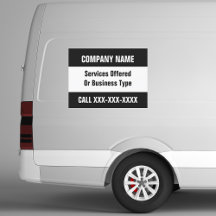 Magnetische Custom Company Auto Marketing Teken