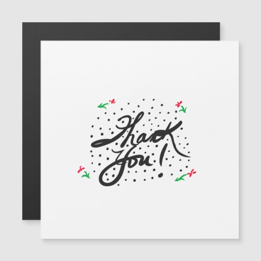 Magnetische dank u (Voorkant / Achterkant)