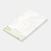 Magnetische declinatie in de wereld post-it® notes (Schuin)