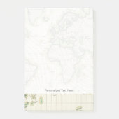 Magnetische declinatie in de wereld post-it® notes (Voorkant)