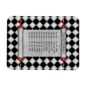 Magnetische Familie Verjaardagsherinnering - Aanpa Magneet (Horizontaal)