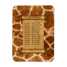 Magnetische Familie Verjaardagsherinnering - Aanpa