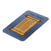 Magnetische Familie Verjaardagsherinnering - Aanpa Magneet (Linkerzijde)