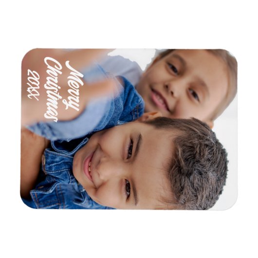 Magnetische familiefamilie fotoframes | Kerstfoto Magneet (Horizontaal)