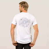 magnetische flux Tri-Blend shirt (Achterkant volledig)