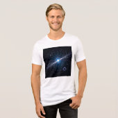 magnetische flux Tri-Blend shirt (Voorkant volledig)