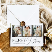 Magnetische foto Kerst Kaart, Vrolijk Kerstfeest