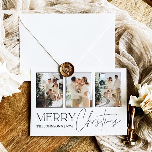 Magnetische foto Kerst Kaart, Vrolijk Kerstfeest