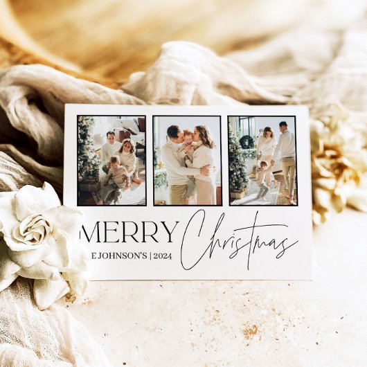 Magnetische foto Kerst Kaart, Vrolijk Kerstfeest