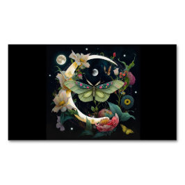 MAGNETISCHE GEZICHTSKAART - NACHT PAPILLON MAGNETISCH VISITEKAARTJE