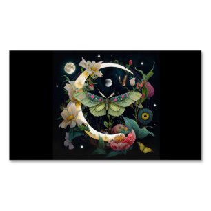 MAGNETISCHE GEZICHTSKAART - NACHT PAPILLON MAGNETISCH VISITEKAARTJE