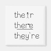 Magnetische grammatica magneet (Voorkant)