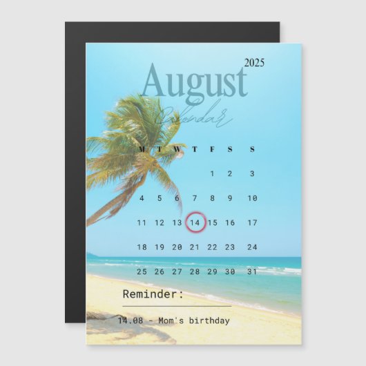 Magnetische kaart (Voorkant / Achterkant)