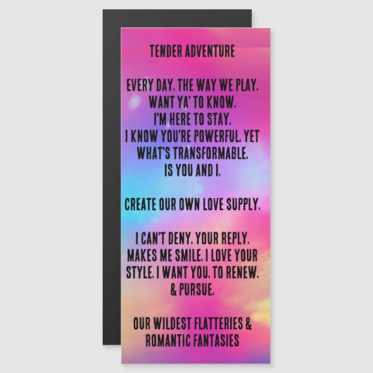 Magnetische kaart (Voorkant / Achterkant)