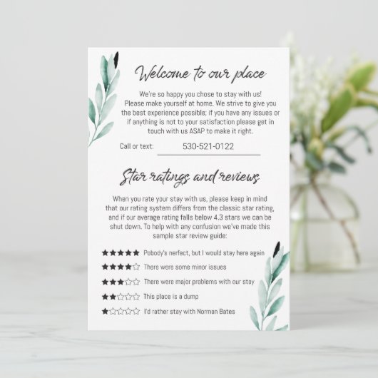 Magnetische kaart (Staand voorkant)