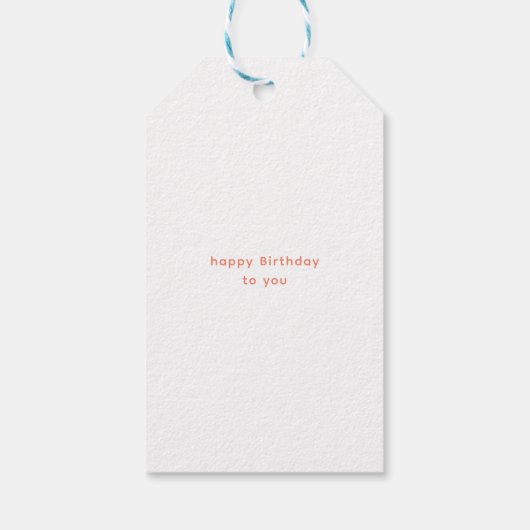 Magnetische kaart cadeaulabel (Achterkant)