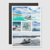 Magnetische kaart Creëer uw eigen jetski-fotokaart (Voorkant / Achterkant)