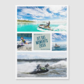 Magnetische kaart Creëer uw eigen jetski-fotokaart (Voorkant)