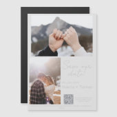 Magnetische Kaart, formaat: 5 x 7 inch, enveloppen Magnetische Uitnodiging (Voorkant / Achterkant)