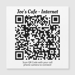 Magnetische kaart/koelapparaat magneet met QR-code