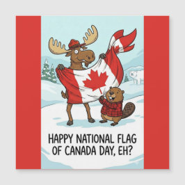 Magnetische kaart Nationale Vlag van Canada-dag