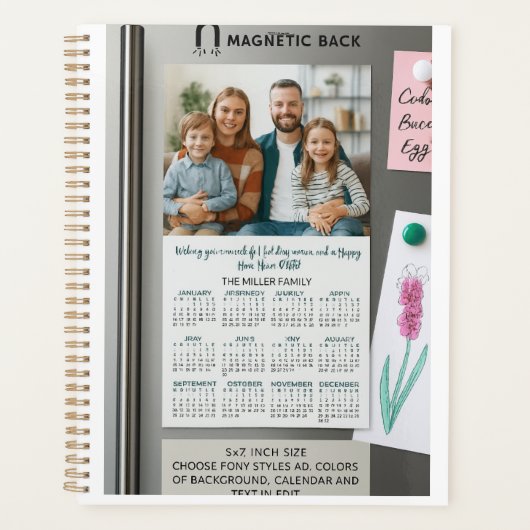 Magnetische kaart planner (Voorkant)