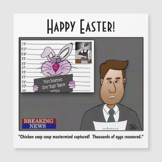 Magnetische Kaart van Chicken Coop Coup (Voorkant)