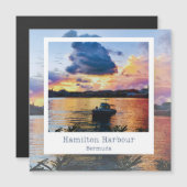 magnetische Kaart van de haven van Bermuda (Voorkant / Achterkant)