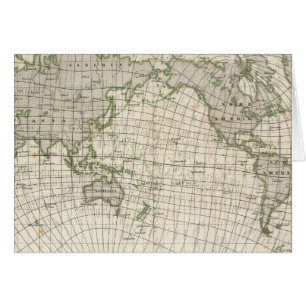 Magnetische kaart van de wereld