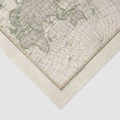 Magnetische kaart van de wereld tissuepapier (Detail)
