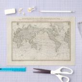 Magnetische kaart van de wereld tissuepapier (Craft)