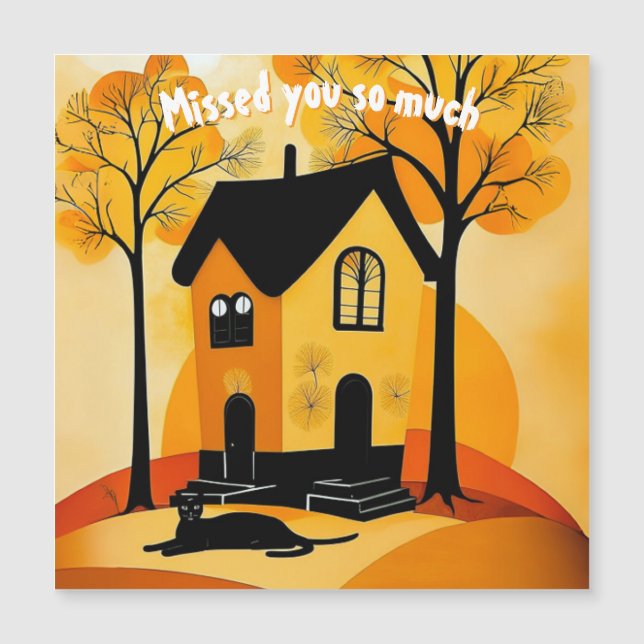 magnetische Kaart van doodziek (Voorkant)