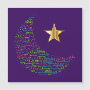 Magnetische Kaart van Ramadan Moon