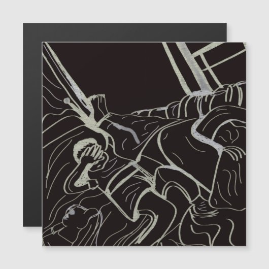Magnetische kaart van vader en zoon (Voorkant / Achterkant)