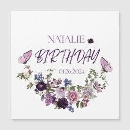 Magnetische Kaart Waterverf  Floral Collectie
