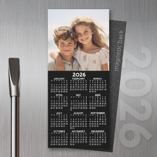 Magnetische kalender 2025 met fotocollage