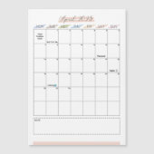 Magnetische kalender april 2025 (Voorkant)