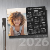 Magnetische kalender - Foto Voljaar Uitzicht Moder