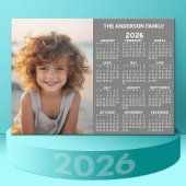 Magnetische kalender - Foto Voljaar Uitzicht Moder