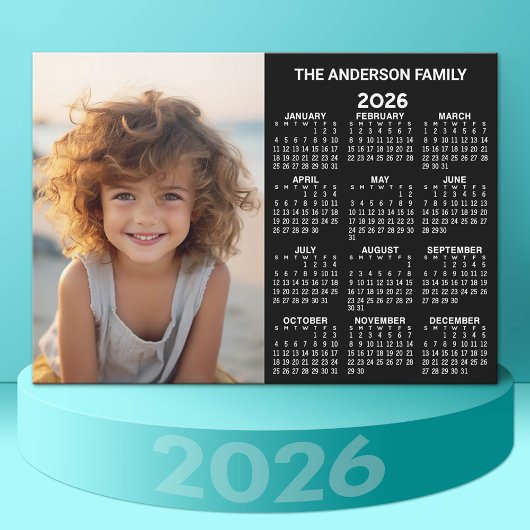 Magnetische kalender - Foto Voljaar Uitzicht Moder
