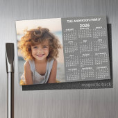 Magnetische kalender - Foto Voljaar Uitzicht Moder