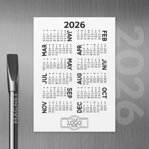 Magnetische kalender met Business Logo Magnetische