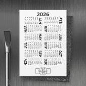 Magnetische kalender met Business Logo Magnetische