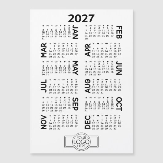 Magnetische kalender met magnetische kaart van bed (Voorkant)