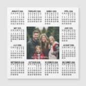 Magnetische kalender vierkant met foto (Voorkant)