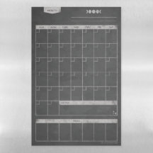 Magnetische kalender voor keukenkarton