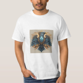 Magnetische kristal adelaar t-shirt