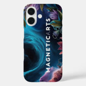 Magnetische kunst: bloemennevel Case-Mate iPhone case (Achterkant)