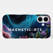 Magnetische kunst: bloemennevel Case-Mate iPhone case (Achterkant (horizontaal))